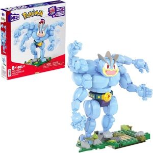NIB Mattel Mega Nintendo Pokemon Machamp Motion Building Toy 401 Pieces HTH70